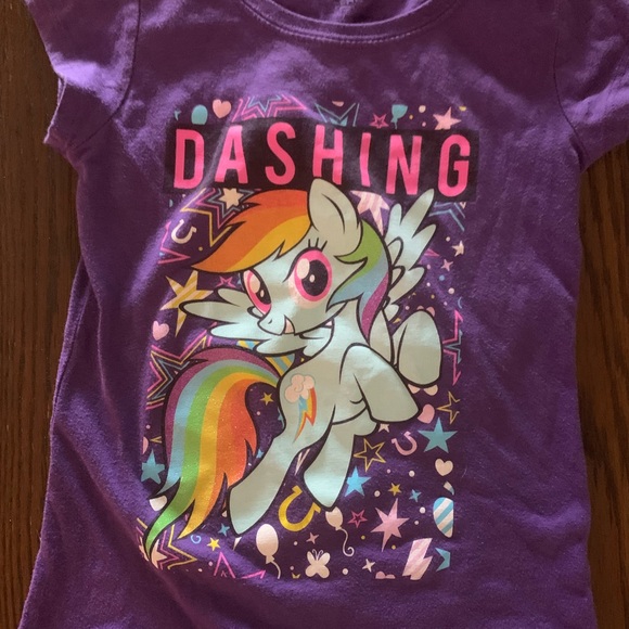 My little pony dashing teeshirt for girls size 7-8 - Picture 1 of 2
